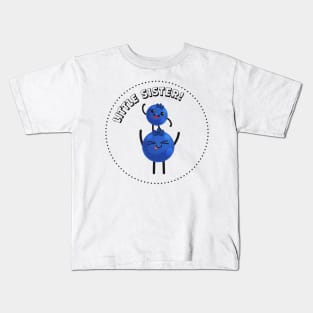 Little Sister Blueberry Kids T-Shirt